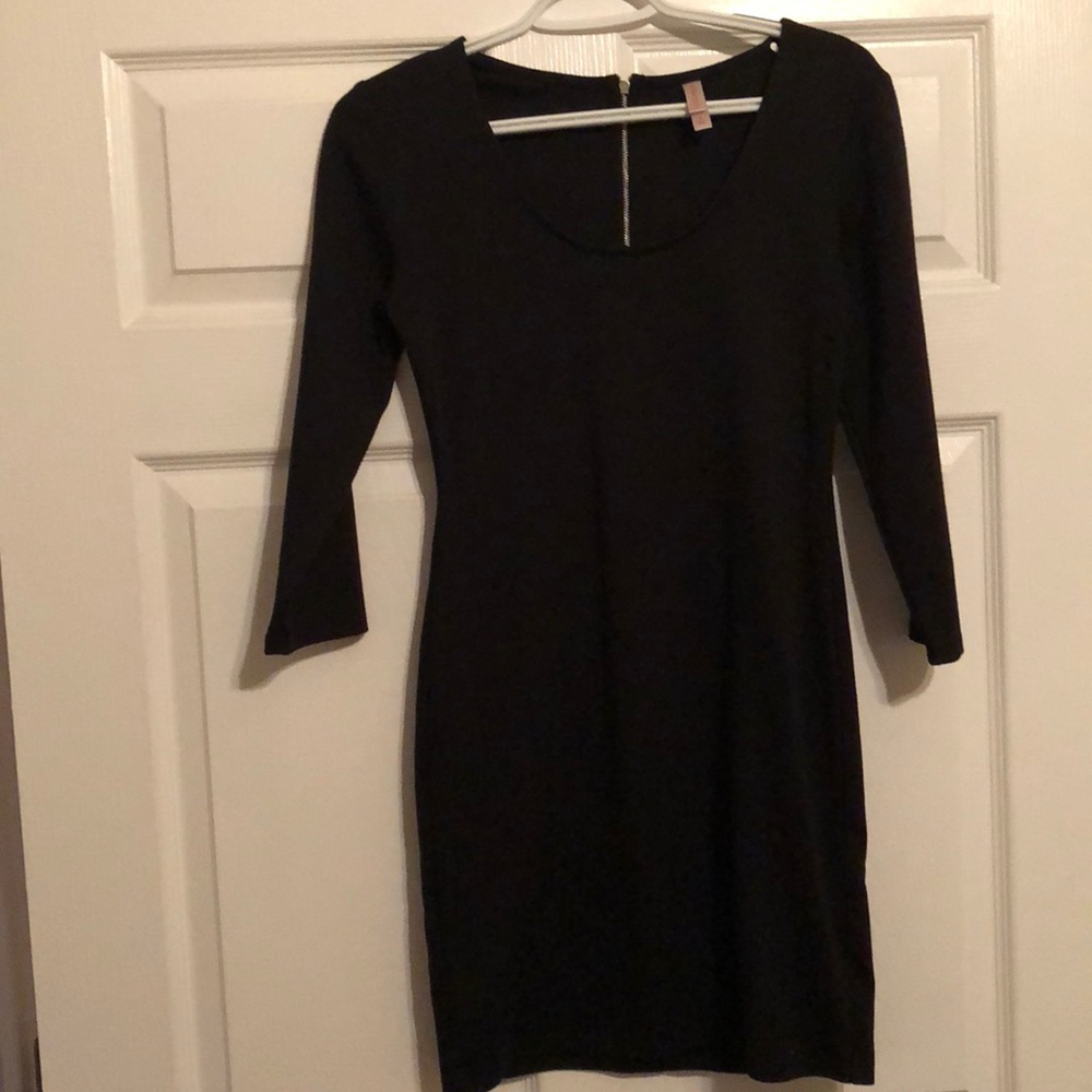 Black Body Con Dress